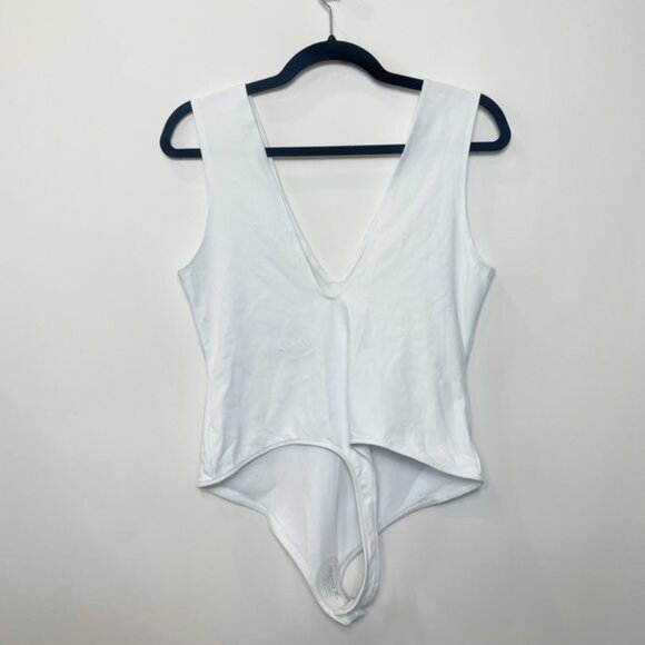 Intimately Free People Keep It Sleek Bodysuit White L NWT - Picture 8 of 14